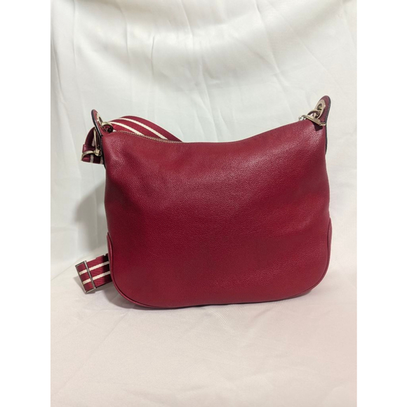 Kate Spade Rosie Large Red Crossbody Bag with Striped Strap K5807 - Picture 6 of 16